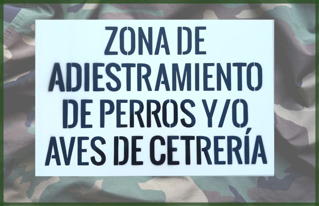 TABLILLA adiestramiento de perros