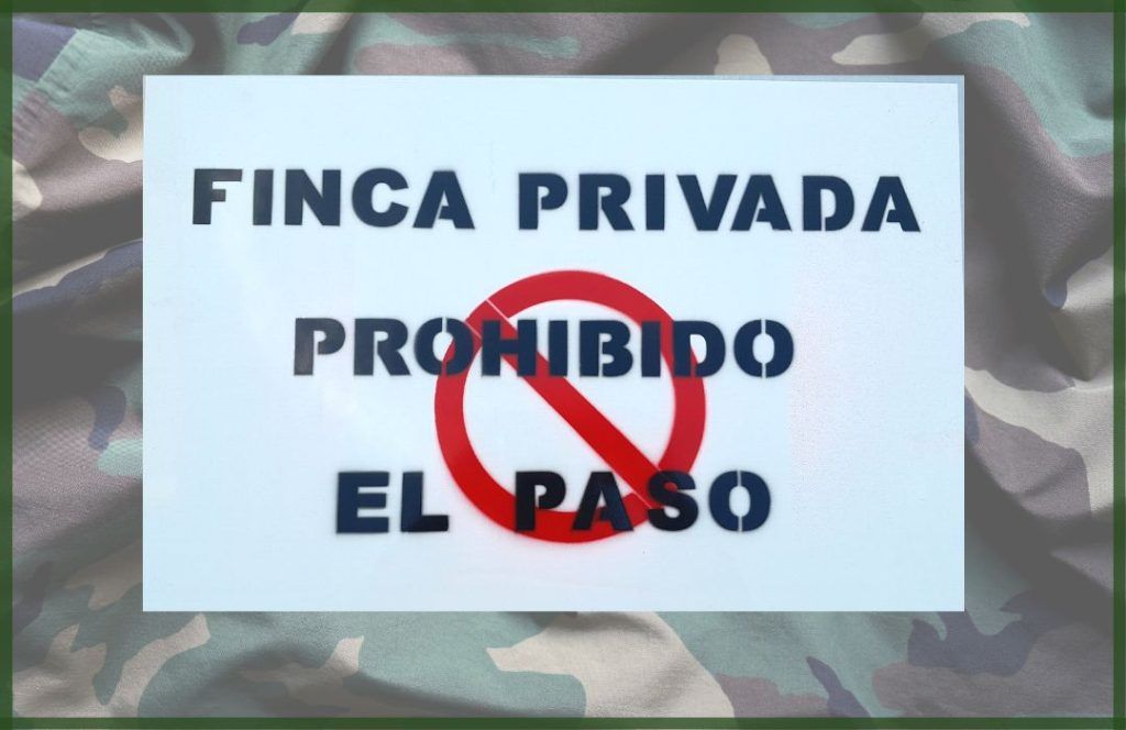 TABLILLA finca privada