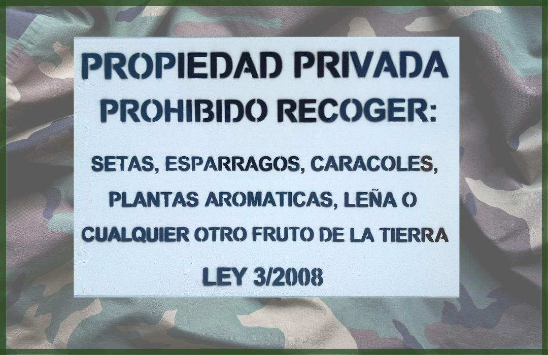 TABLILLA prohibido recoger