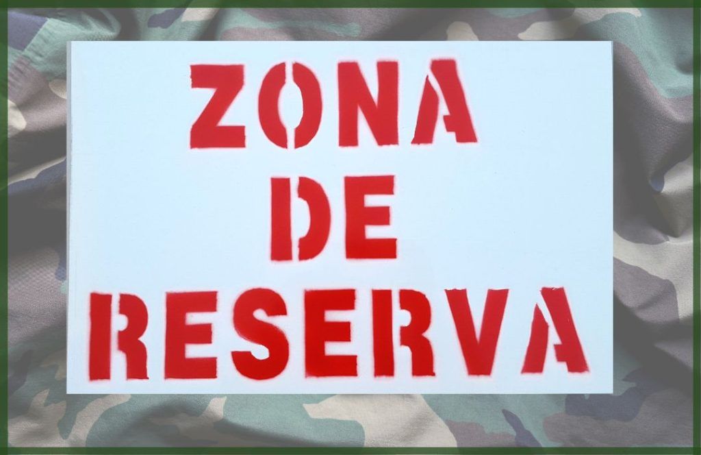 TABLILLA zona de reserva