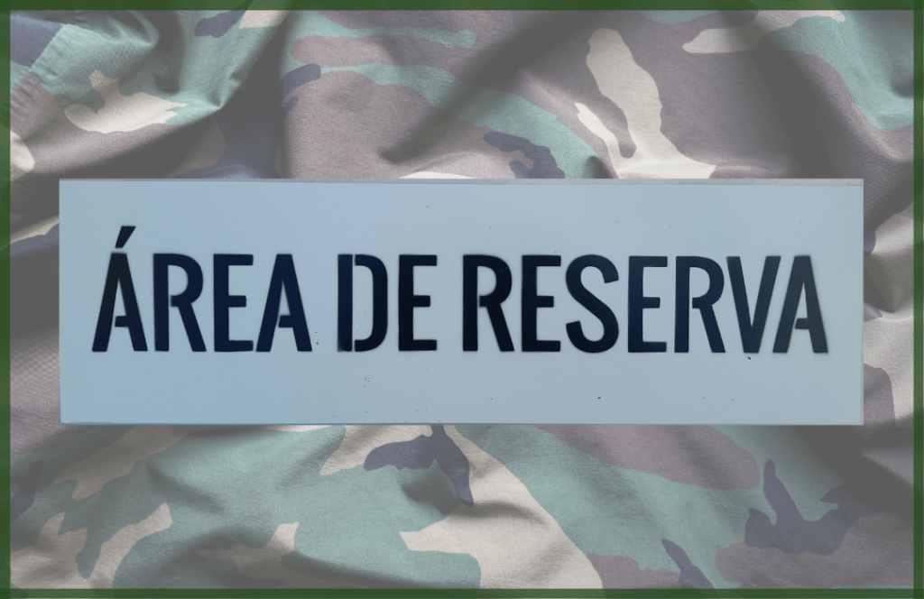 Tablilla de Área de Reserva