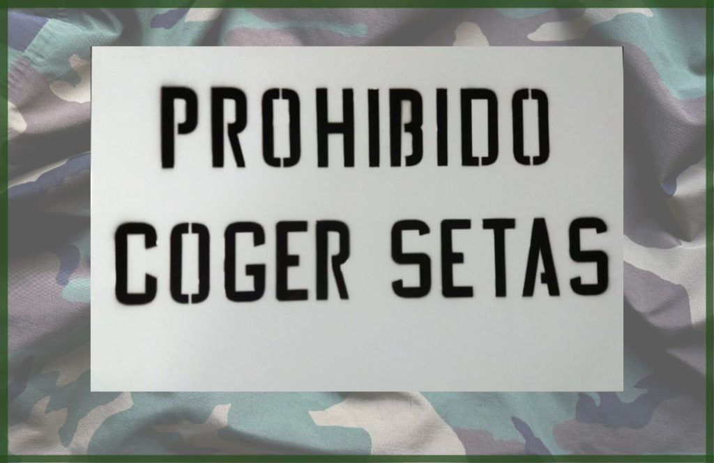 Tablilla personalizada prohibido coger setas