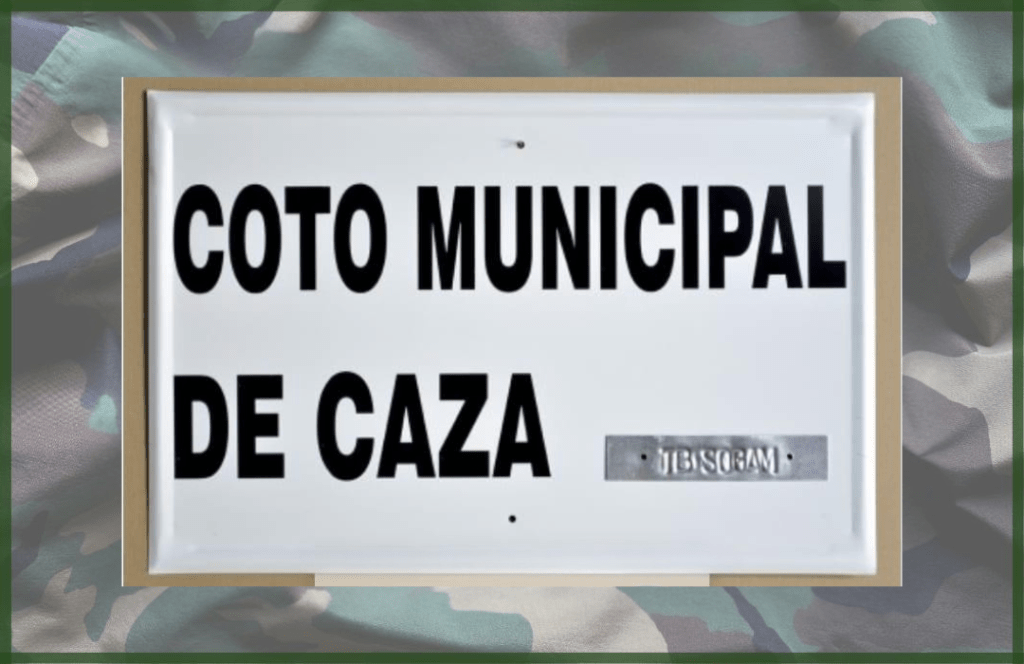 Tablilla de Coto Municipal de Caza