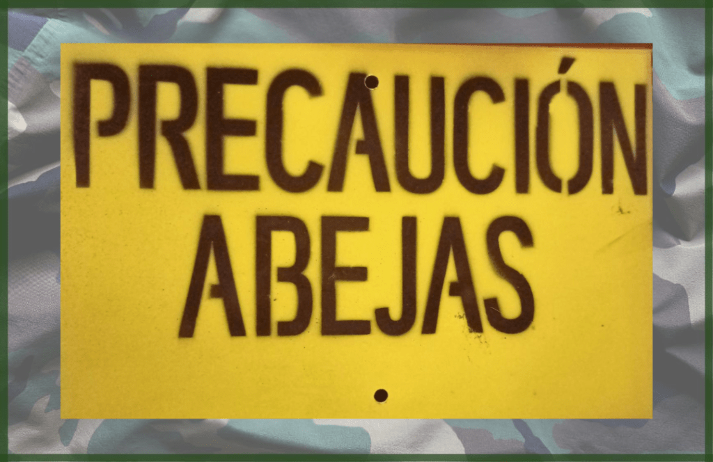 Tablilla DE Precaución Abejas