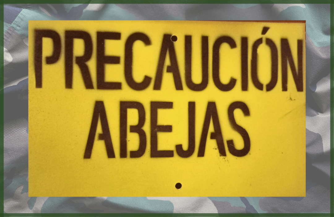 Tablilla DE Precaución Abejas