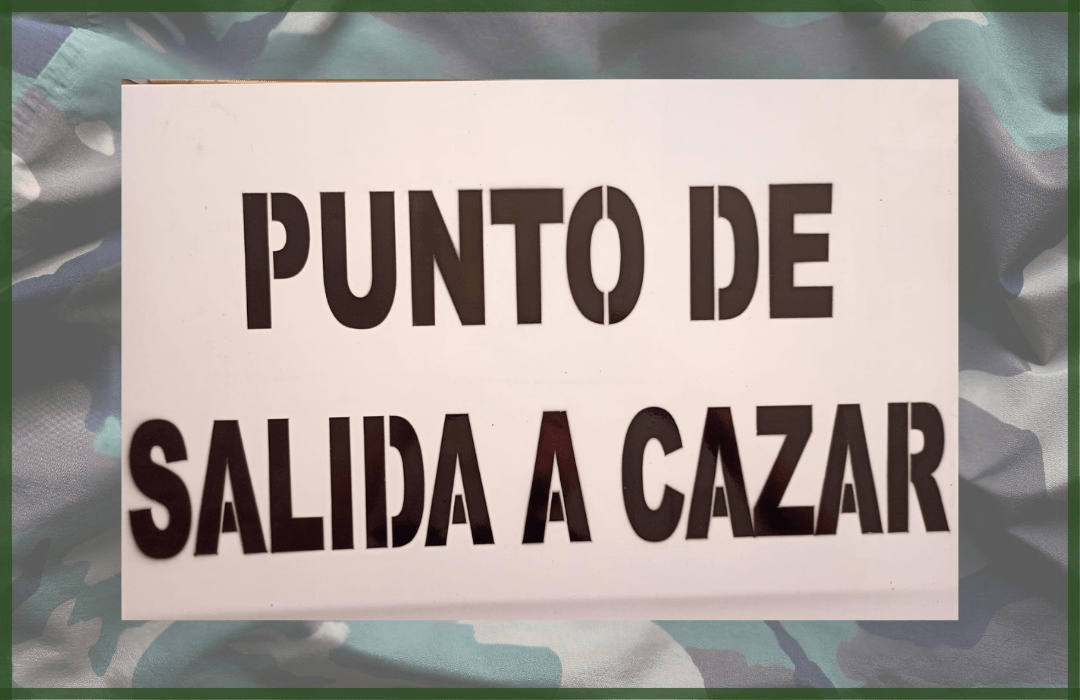 Tablilla DE Punto de Salida a Cazar